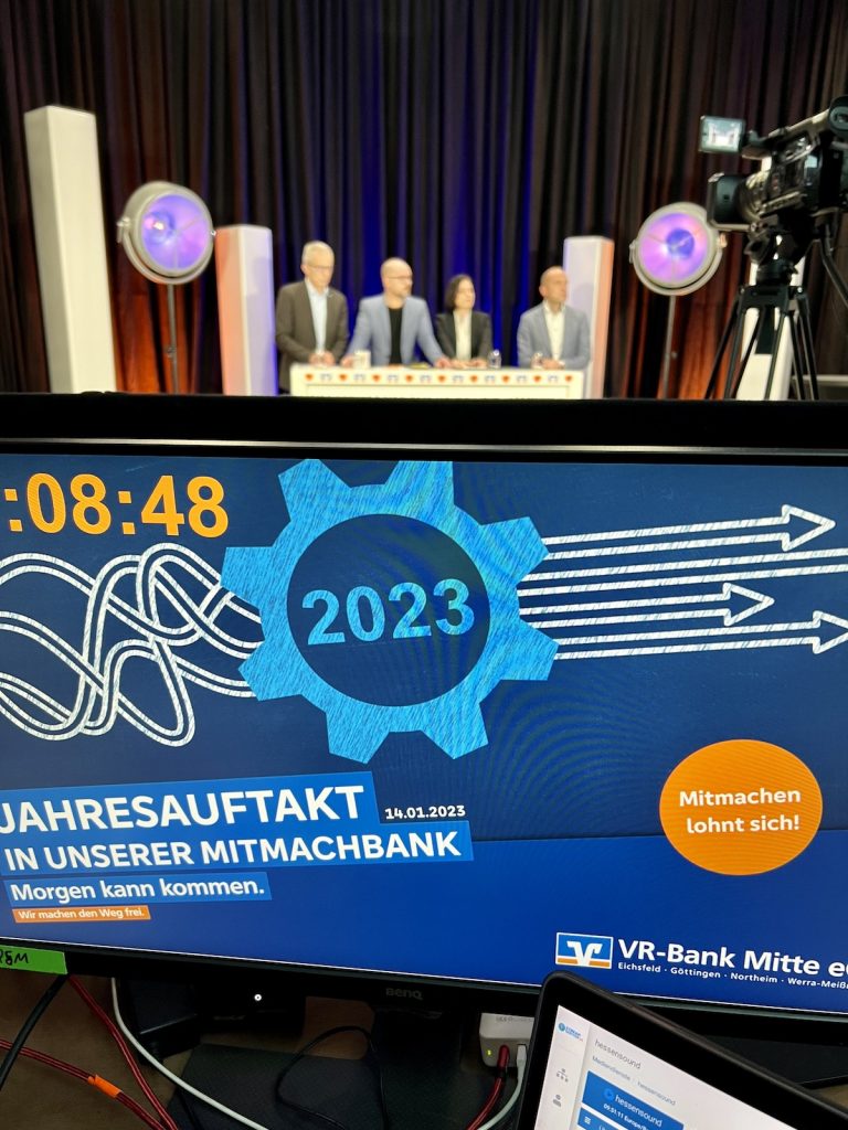 Digitaler Jahresauftakt der VR Bank Mitte.